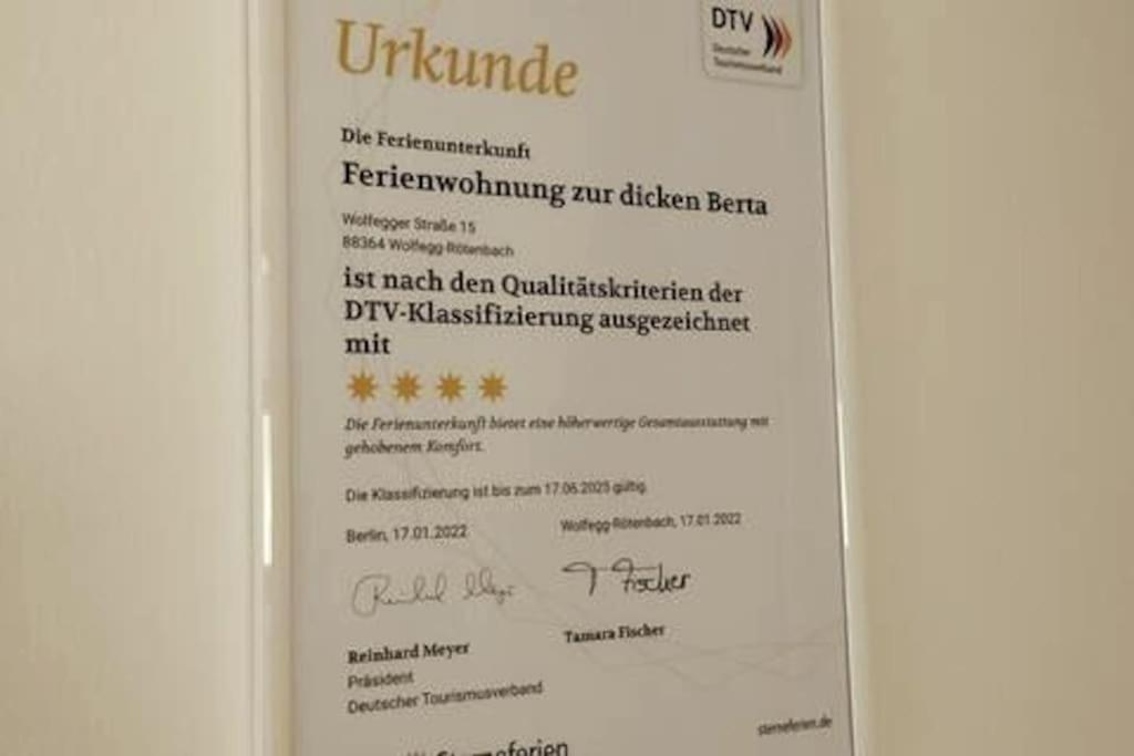 Apartment Zur Dicken Berta *